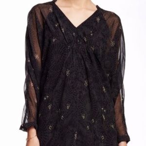 Walter Baker Size 6 Marion Kimono 3/4 Sleeve Dress